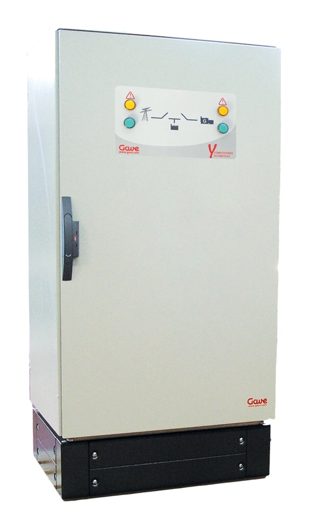 CUADRO CONMUTACION AUTOMATICA GAVE SEÑALIZACIÓN 4P 1250A PROT. SOBRETENSIONES CA024125P