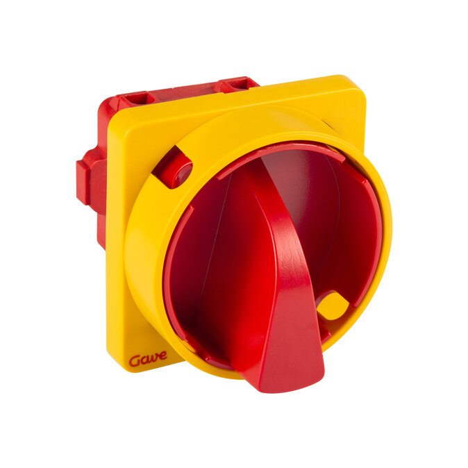 INTERRUPTOR 2P GAVE 25A.D0 BLOQUEO CANDADO ROJO/AMARILLO