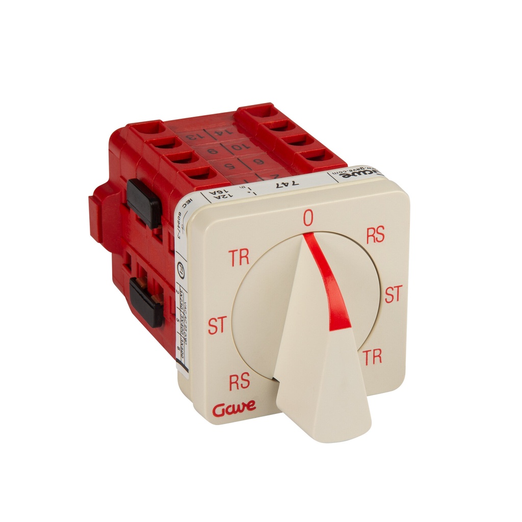 CONMUTADOR GAVE VOLTIMETRO 3P 12A.D0