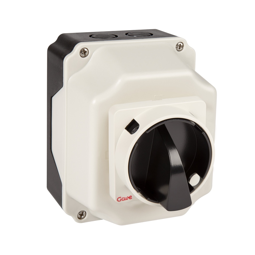 INTERRUPTOR GAVE 3P.16A. EN CAJA IP65