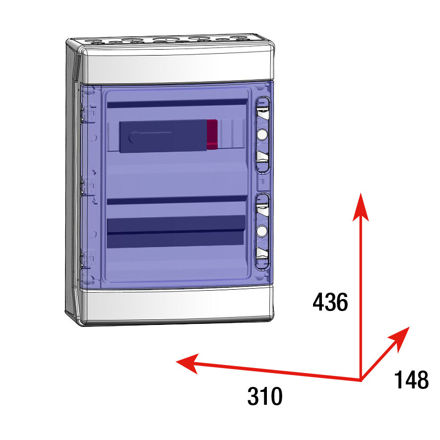 CAJA MODULAR GAVE CONEXIÓN PV - 6STR.FUS 15A + PROTECTOR SOBRETENSION UN 75V
