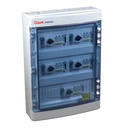 CAJA PROTECCIONES CONTINUA CONEXIÓN PV GAVE- 1STRINGS 1000V 25A FUS12A 5MPPT SALIDAS INDIVIDUALES STM11025P12/5