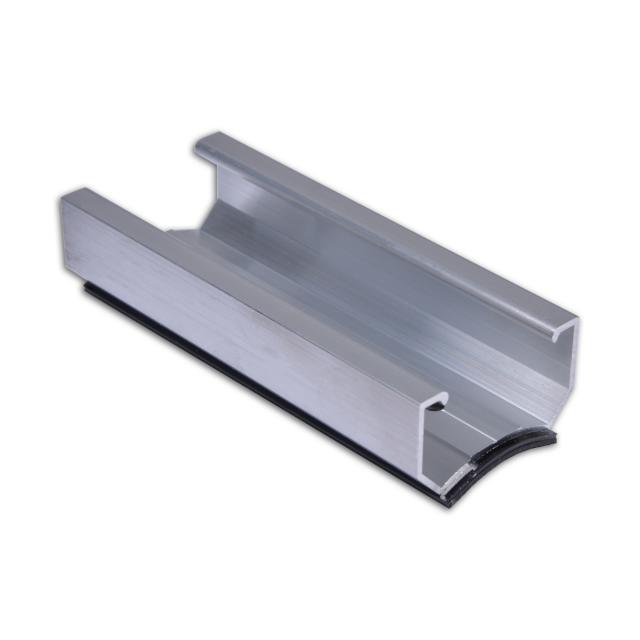 Raíl corto C33 R39,4 con EPDM 125 mm