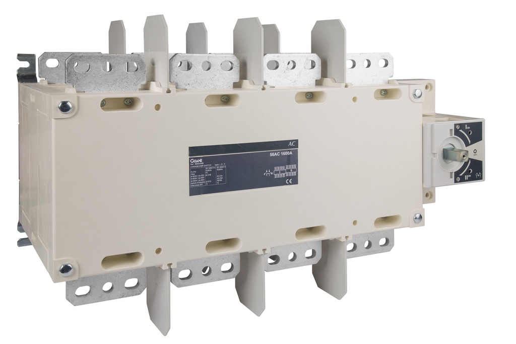 CONMUTADOR MANUAL GAVE 4P x 2500A 56AC4250