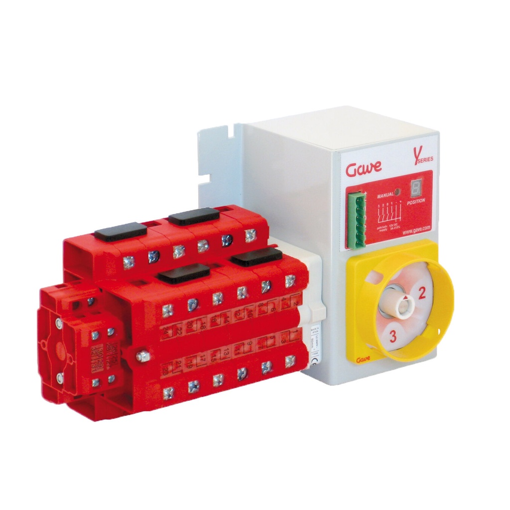 CONMUTADOR GAVE MOTOR.MULTIFUE. 4P 63A 12VDC