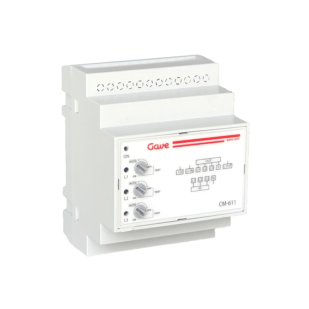 CONTROLADOR MODULAR GAVE DE SELECCIÓN DE FASE - 24DC