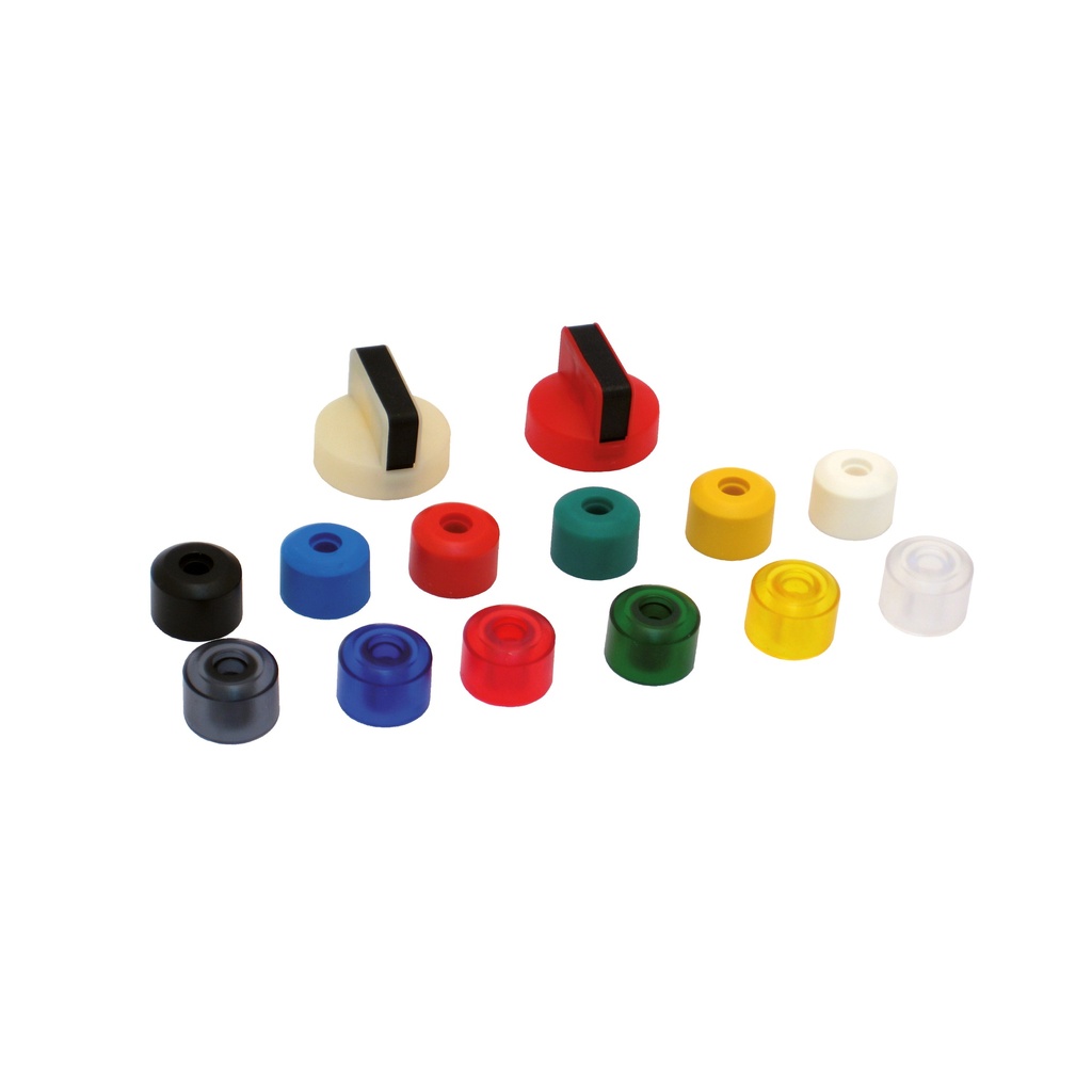 PULSADOR TRANSPARENTE AZUL GAVE