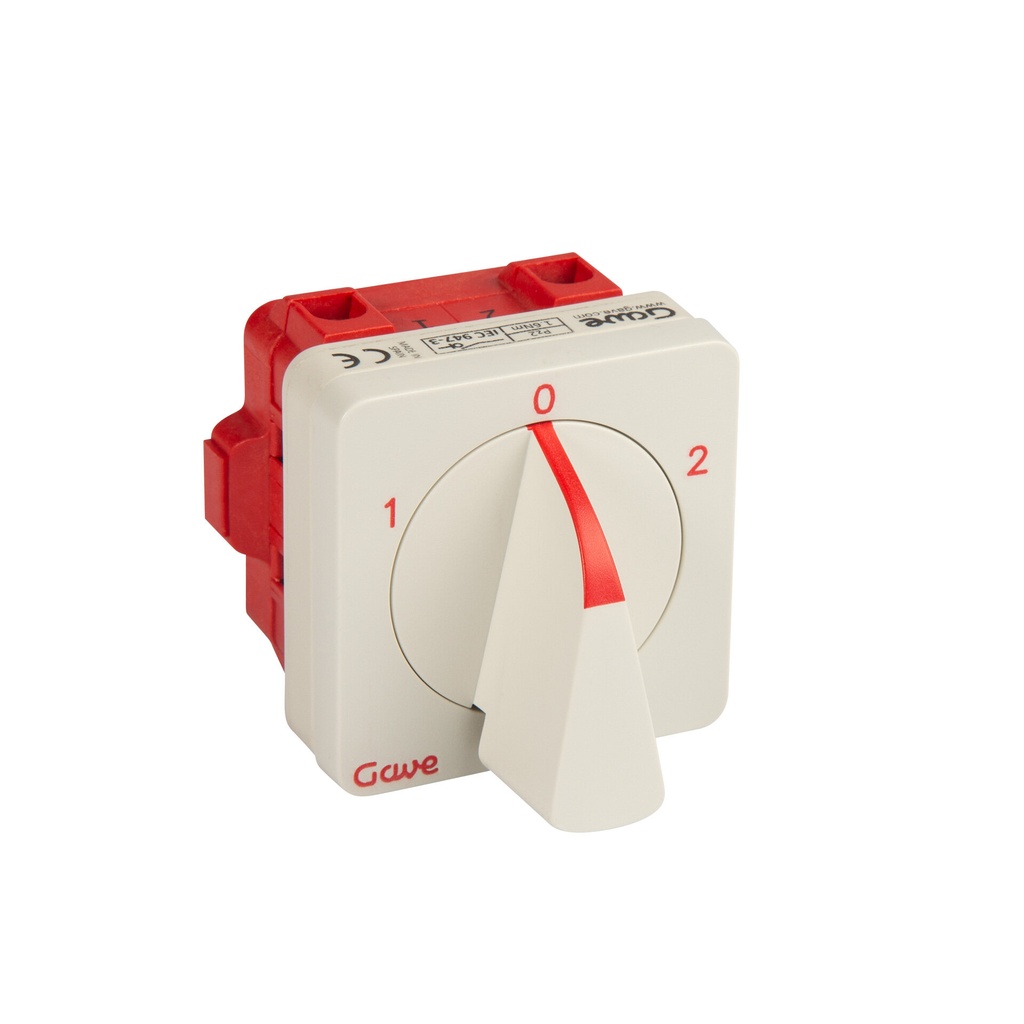 CONMUTADOR GAVE CON RETORNO 1P 12A.D0