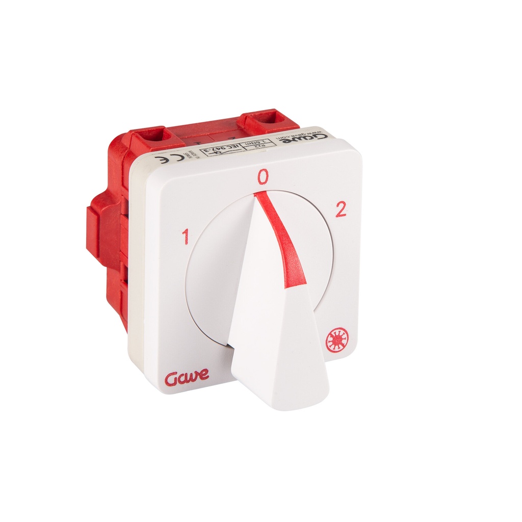 CONMUTADOR 1-0-2 1P 16A.D0 TRATAMIENTO ANTIMICROBIANO GAVE