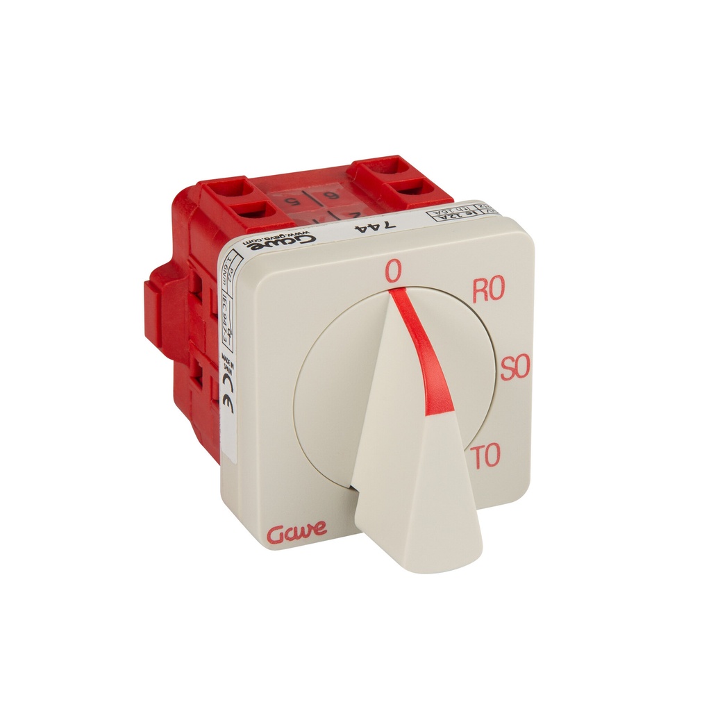 CONMUTADOR GAVE VOLTIMETRO 3P-N 12A.D0