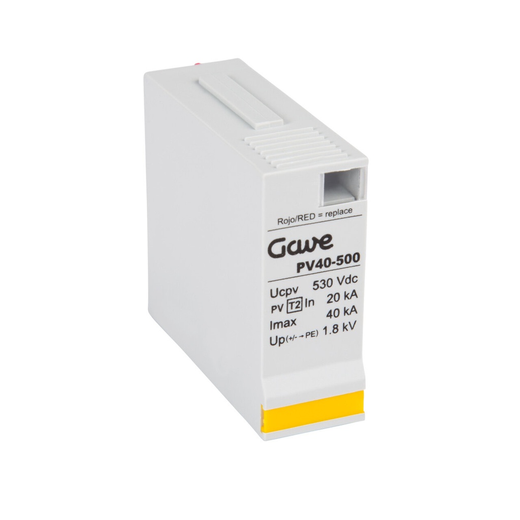 CARTUCHO GAVE PV 500V 40KA