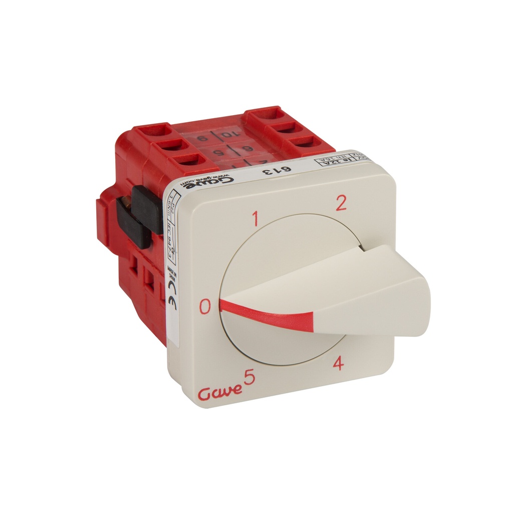 CONMUTADOR GAVE 1P 5 POS.16A.D0