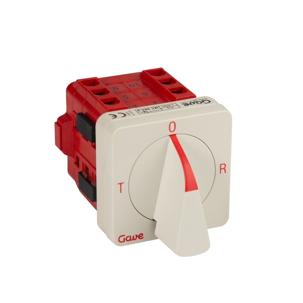 CONMUTADOR GAVE AMPERIMETRO 3CIRCUITOS  TRANSFORMADOR 16A.D0