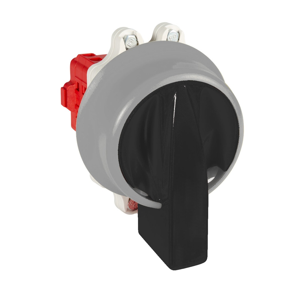 INTERRUPTOR 3P GAVE 25A.D0 MANDO BLOQUEO CANDADO IP69K NEGRO/GRIS