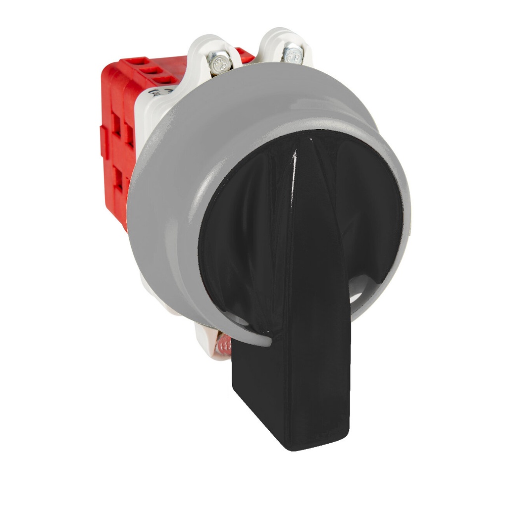 INTERRUPTOR 3P GAVE 32A.D1 MANDO BLOQUEO CANDADO IP69K NEGRO/GRIS