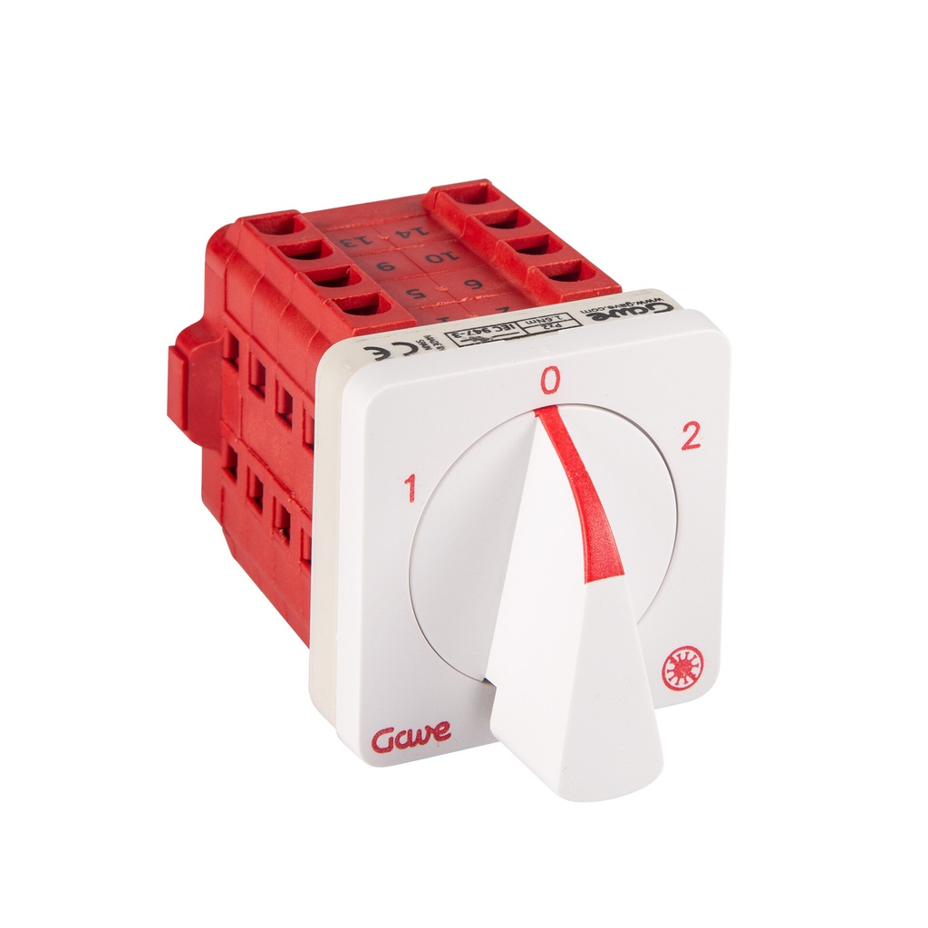 CONMUTADOR GAVE 1-0-2 4P 16A.D0 TRATAMIENTO ANTIMICROBIANO