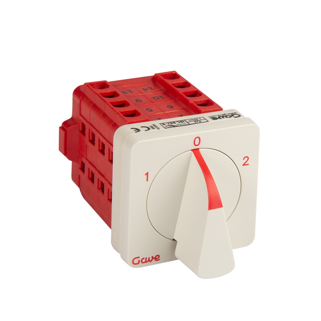 CONMUTADOR GAVE 4P 25A.D0