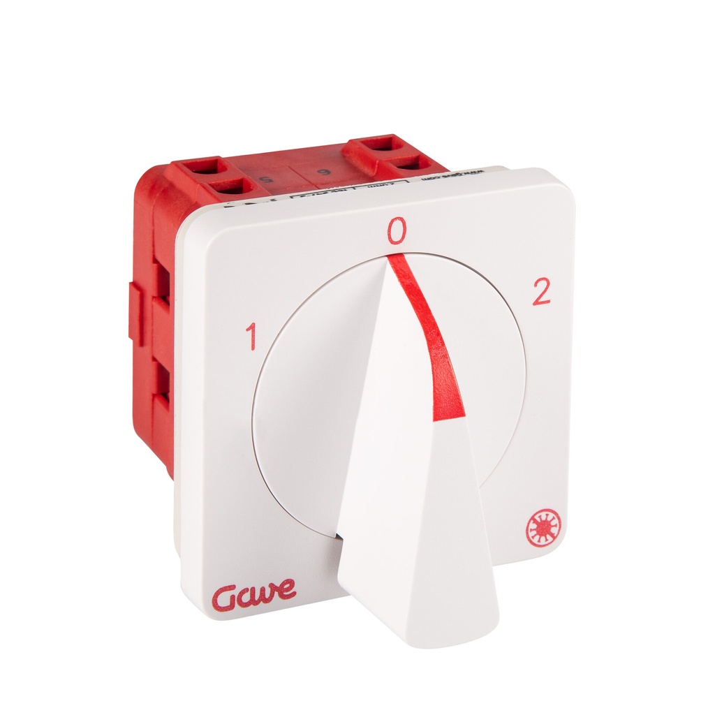 CONMUTADOR GAVE 1-0-2 2P 40A.D1 TRATAMIENTO ANTIMICROBIANO