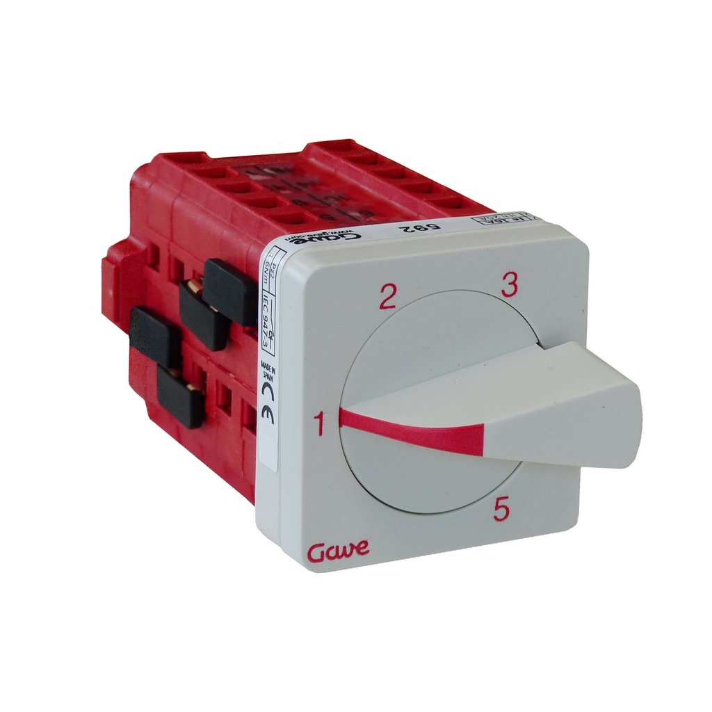 CONMUTADOR GAVE SIN 0 2P 5 POS.16A.D0