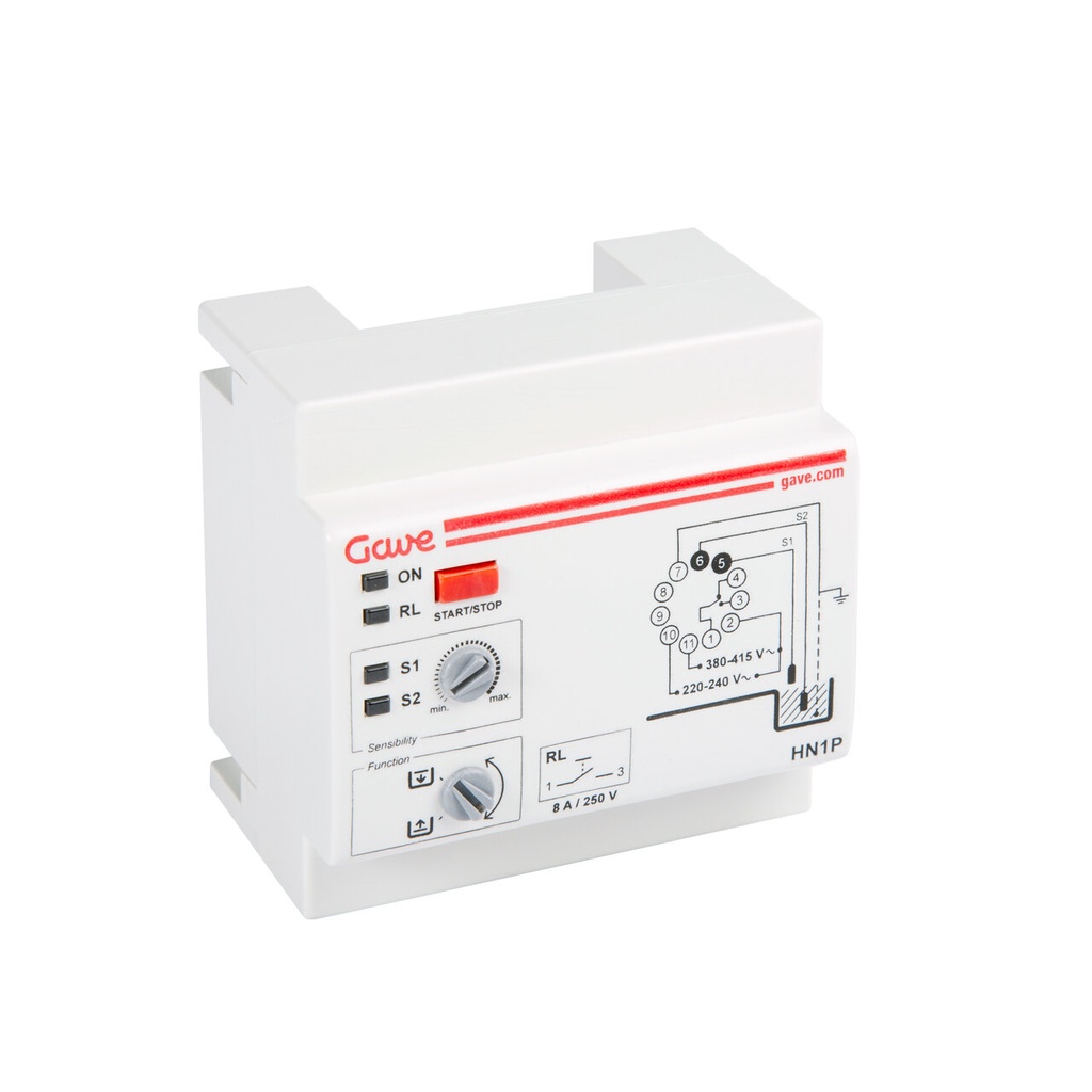 HIDRONIVEL ENCHUFABLE GAVE POZO O DEPOSITO,PROTEGIDO SIN SONDAS NI BASE