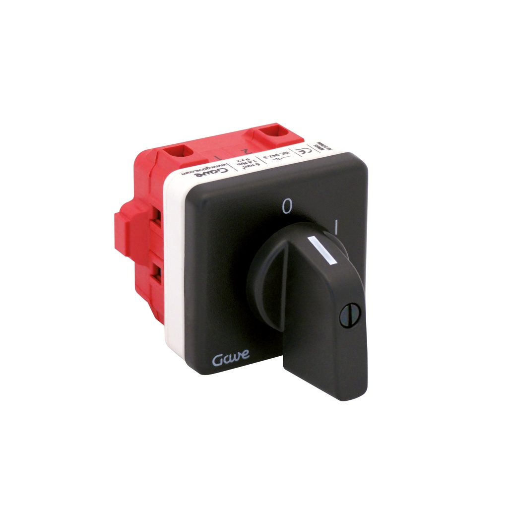 CONMUTADOR GAVE 4P 32A.D1 MANDO FIJACION POR TORNILLO