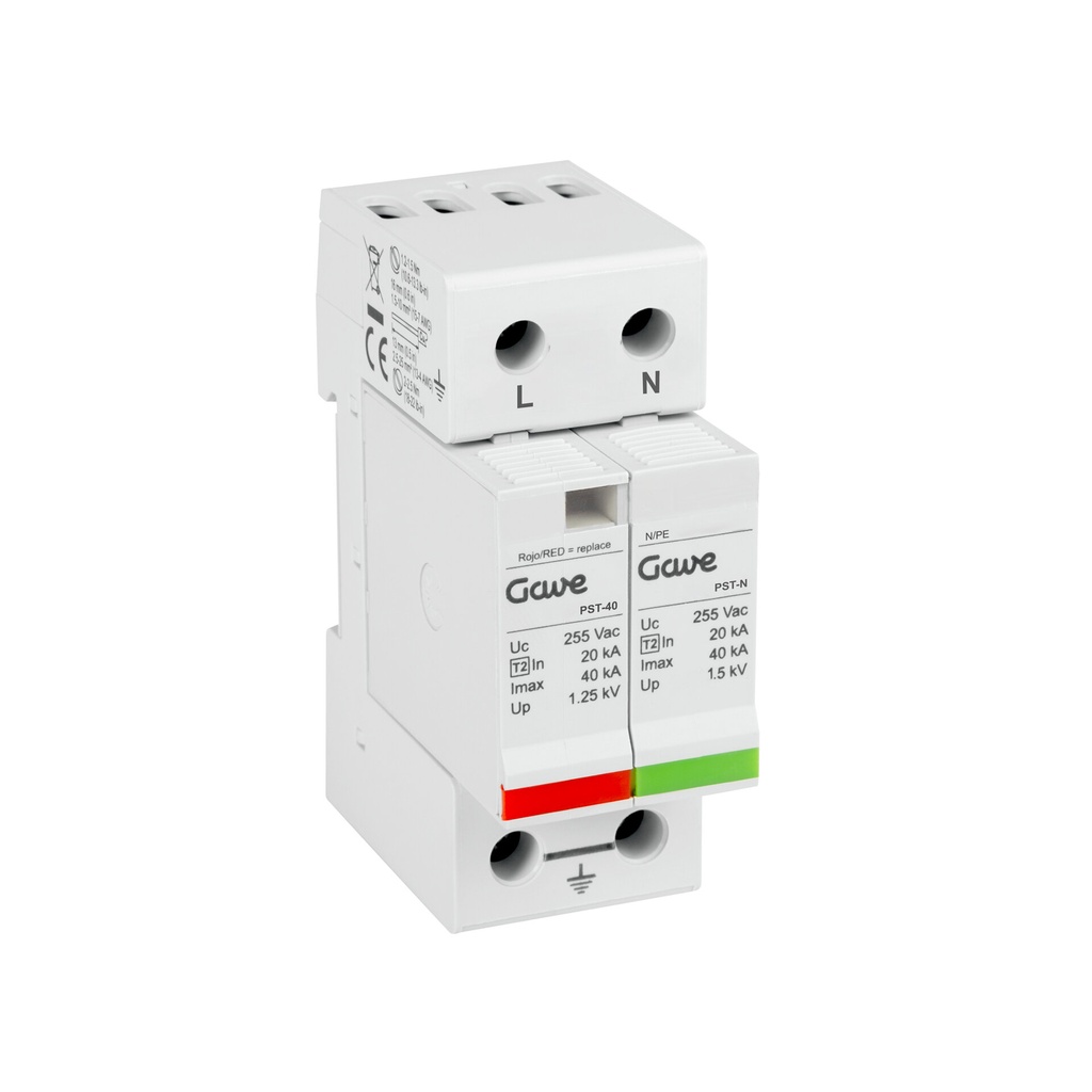 PROT.SOBRETENSION GAVE ENCHUFABLE BI.40KA