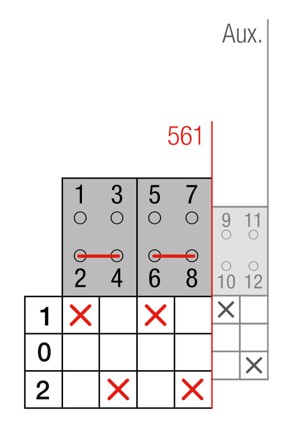 CONMUTADOR  MOTORIZADO ENTRADA SUPERIOR 1-0-2 2P 125A. 80-230VAC GAVE