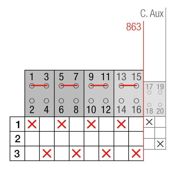 CONMUTADOR  MOTORIZADO ENTRADA INFERIOR 1-0-2 2P 250A. 80-230VAC GAVE