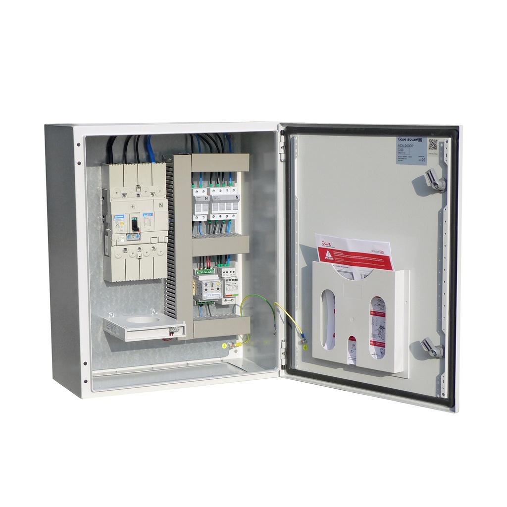 CAJA DE CONEXIÓN AC TRIFÁSICA 200A ENVOLVENTE METÁLICA GAVE